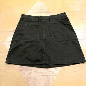 Urban Outfitters BDG Olive Green Cargo Mini Skirt